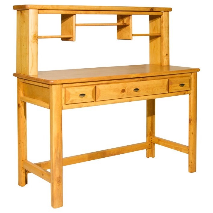 Trendwood Laguna Three Drawer Student Desk with Hutch Conlin's
